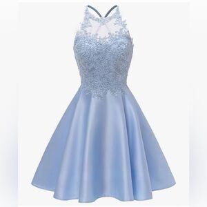 Honeydress. Satin, Sequins and Lace Luxury Short formal NWOT Size 12